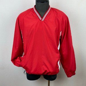 Sport Tek Port Authority Red Windbreaker Size Med